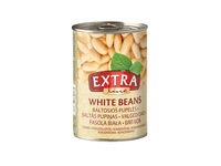 Konservuotos baltosios pupelės EXTRA LINE, 400 g
