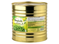 Konservuoti žalieji žirneliai BONDUELLE, 2,5 / 1,745 kg