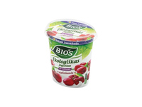 Ekologiškas jogurtas su vyšniomis be laktozės BIOS, 3,1 % rieb., 370 g