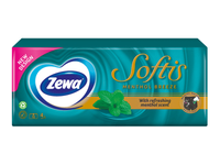 Vienkartinės nosinaitės ZEWA SOFTIS Methol, 9 vnt.