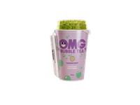 Arbatos gėrimas OMG Bubble Tea su obuolių burbuliukais, pasiflorų sk., 270 ml