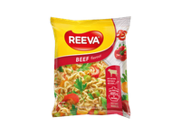 Greitai paruošiami makaronai REEVA, jautienos skonio, 85 g, 85 g