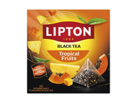 Juodoji arbata LIPTON TROPIC FRUITS, 34 g