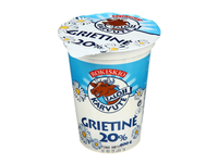 Grietinė ŽALOJI KARVUTĖ, 20 % rieb., 400 g