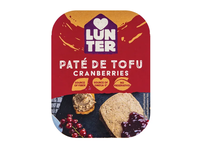 Tofu paštetas LUNTER, su spanguolėmis, 150 g