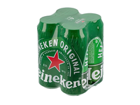 Alus HEINEKEN 5%, 4 x 500 ml