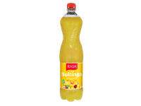 Negazuotas gaivusis gėrimas RASA Sultinga ananasų ir persikų skonio su sultimis, 1,5 l