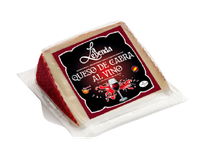 Ožkos sūris LA LEYENDA, su raudonojo vyno skoniu, 200 g.