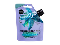 ORGANIC SHOP BLUE MARINE COOLING EFFECT veido molio kaukė, 100 ml