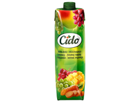 Morkų ir įv. vaisių sulčių gėrimas CIDO, 1 l