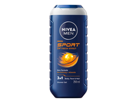 Vyriškas kūno ir plaukų prausiklis NIVEA MEN SPORT, 250 ml