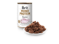 Konservuotas ėdalas šunims BRIT CARE, Mono Protein Rabbit, 400 g