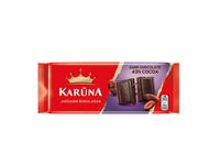 Juodasis šokoladas KARŪNA, 80 g