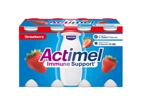 Jogurtas braškių skonio ACTIMEL, 8x100g
