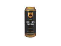 Alus šviesusis Helles Burg LAGER, 5 %, 500 ml