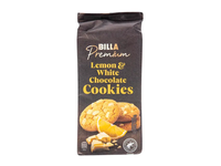 Citrininiai sausainiai su baltuoju šokoladu BILLA PREMIUM, 200 g
