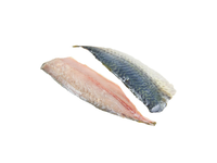 Šaldyta skumbrių filė, su oda, 120-160g, 20% glazūros, 4/5kg