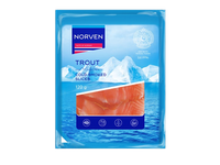 Šaltai rūkyta pjaustyta upėtakio filė, NORVEN 120 g