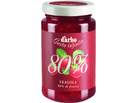 Braškių užtepas D'ARBO, 80%, 250 g
