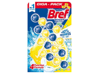 Klozeto valiklis-gaiviklis Bref 4x50g PA Juicy Lemon