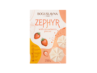 Zefyrai BOGUSLAVNA, su braškių gabaliukais, 230g