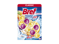 WC valiklis-gaiviklis BREF Power Aktiv Fruitopia, 2x50 g