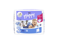 HAPPY MIDI sauskelnės vaikams 5-9 kg N13