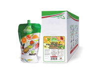 Įvairių vaisių nektaro koncentratas PURENA, 50%, 4,2:0,8, 1 kg