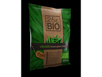 Ekologiškos šparaginės pupelės, pjaustytos, 2beBIO, 450 g, LT-EKO-001