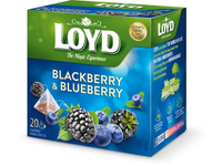 Vaisinė arbata LOYD, gervuogių ir mėlynių skonio, 20 x 2g