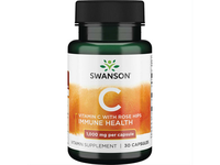 SWANSON VITAMINAS C SU ERŠKĖČIŲ EKSTRAKTU 1000 mg, 30 kapsulių