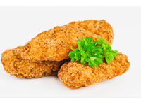 Šaldytos vištienos filė juostelės su traškia plutele  SOUTHERN FRIED, (40-65 g), 1 kg HALAL