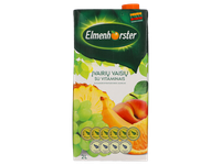 Įvairių vaisių sulčių vitaminizuotas gėrimas ELMENHORSTER, 20%, 2 l