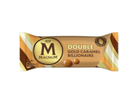Sausainių ir karijų skonio valgomieji ledai MAGNUM su sūdytos karamelės įdaru, baltuoju šokoladu su karamele ir sausainių gabaliukais, 85 ml