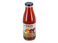 Obuolių, morkų ir burokėlių sultys su minkštimu IKI ŪKIS, 750 ml