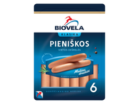 Virtos pieniškos dešrelės BIOVELA, a.r., 260 g