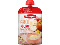 Avižų košė su obuoliais SEMPER, 6 mėn., 120 g