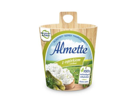 Tepamas varškės sūris ALMETTE, su agurkais ir žalumynais, 150 g