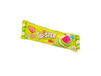 Valg. vaisiniai ledai TWISTER GREEN, citrinų ir braškių sk., 71 g