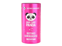 HAIR CARE PANDA Maisto papildas guminukuose BIOTINAS, 60 guminukų