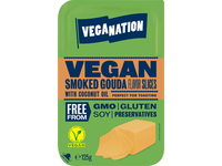 Veganiškas sūris Veganation smoked gouda, riekelėmis, 125 g