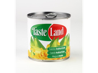 Konservuoti kukurūzai TASTE LAND, 400g/220g