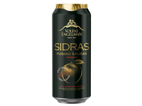 Sidras Volfas Engelman Obuolių skonio, 4,5%, 0,5l, skardinė