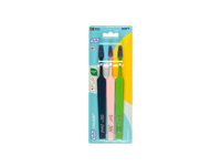 TEPE minkštas dantų šepetėlis SELECT COLOUR, 3 vnt.