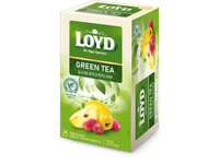 Žalioji arbata LOYD, svarainių ir opuncijų skonio, 20 x 1.7g