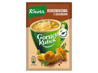 Baravykų sriuba su skrebučiais KNORR CUP-A-SOUP, 16 g