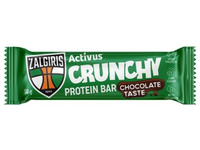 Baltyminis batonėlis ACTIVUS&ŽALGIRIS šokolado skonio, su įrisų skonio sluoksniu, 50g