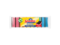 Kempinėlės SPONTEX 10 COLORS, 10 vnt., SS26