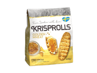 Skrudintos duonelės KRISPROOLS, iš auksinių kviečių, 225 g