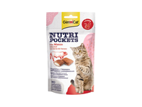 Skanėstas katėms, GIMCAT NUTRI POCKETS, su jautiena ir skaidulomis 60g